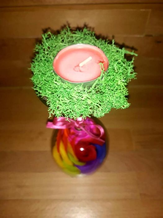 aranjament flori de sapun