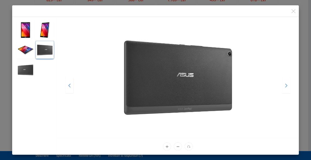 Tableta ASUS ZenPad 8.0 Z380M-6A025A, 8",