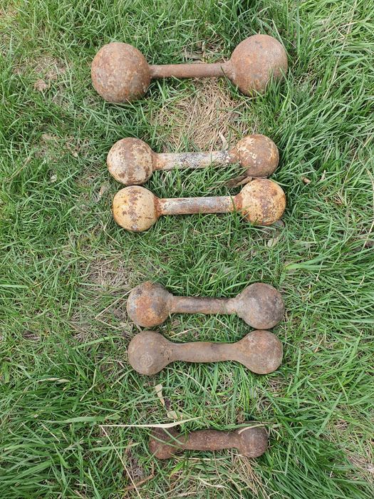 Гантели советские  и современные разные