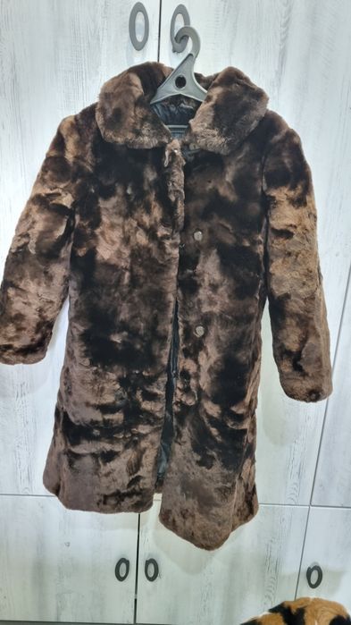 Шуба натуральная цигейка