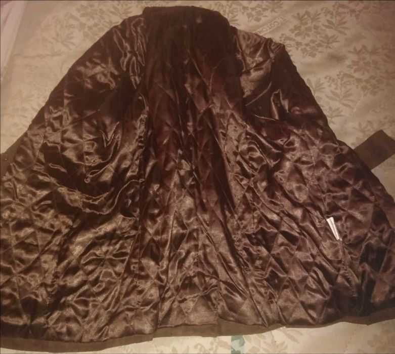 Cojoc / Geaca de piele naturala matlasata originala Woolrich