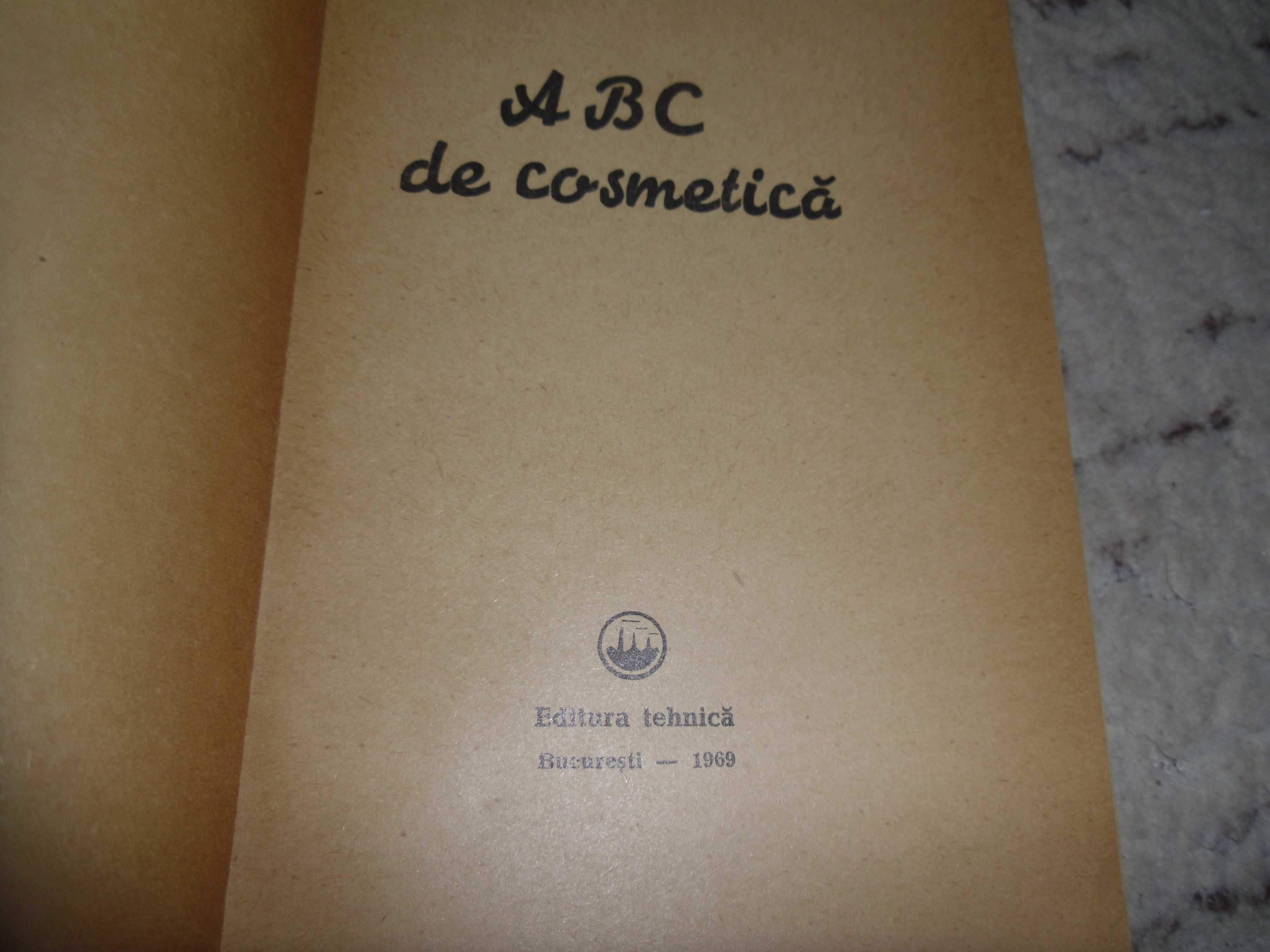 ABC de cosmetica coafura ,3 vol.,ed 1969