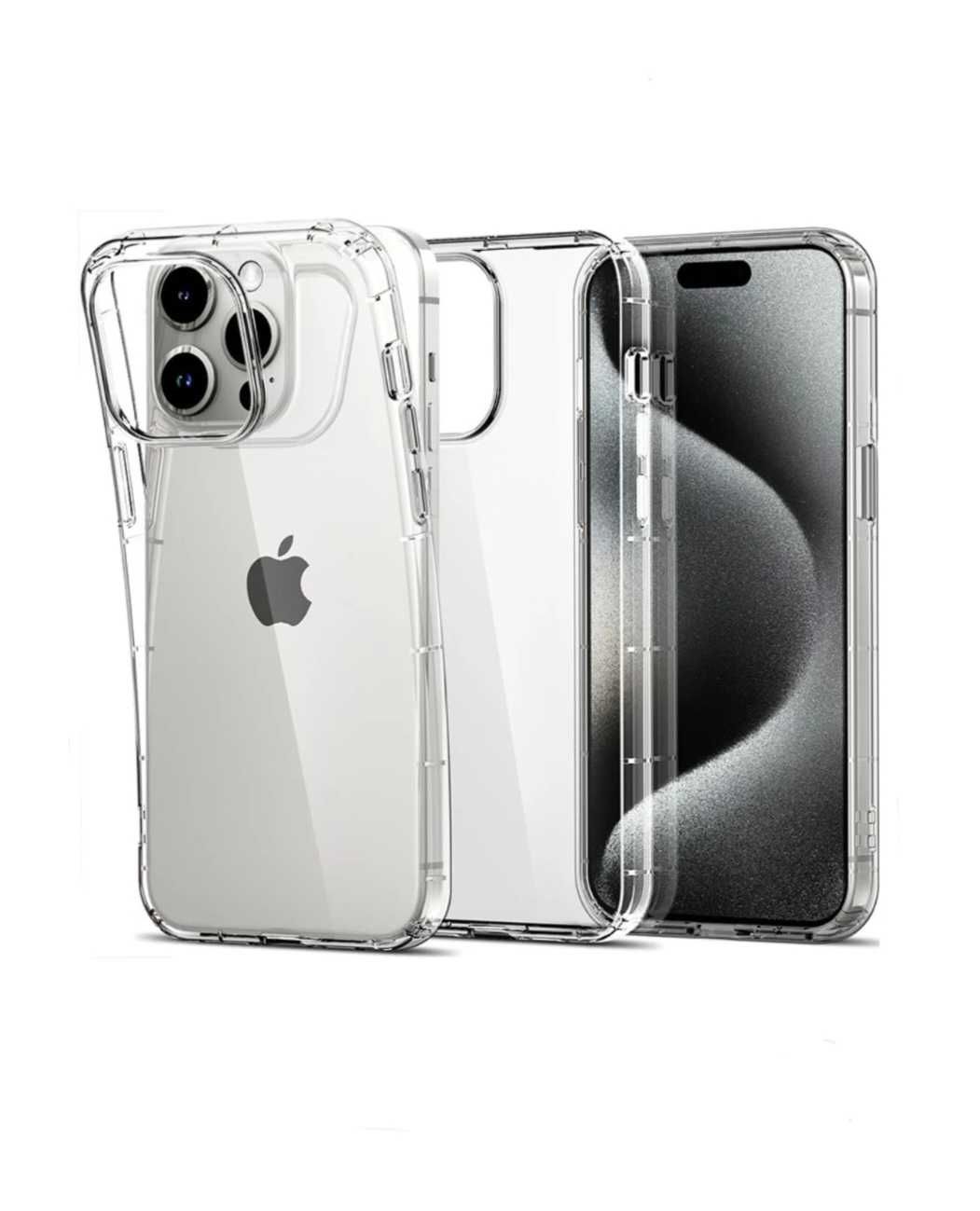 iPhone 15 Pro - Husa Slim Silicon Transparent