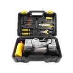 Compresor auto cu 2 cilindri, 12V, Metalic, Plus accesorii pana