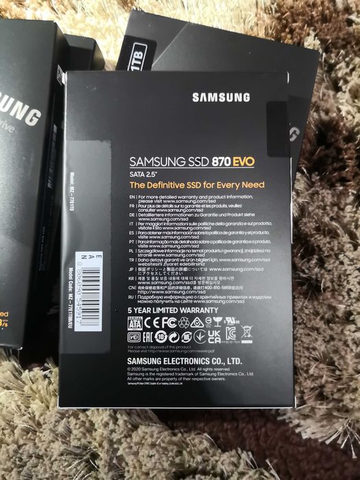 SSD Samsung 870 EVO 1 TB , Sata 3 - NOU sigilat