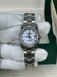 Rolex Lady Date Just 36 MM Marble Dial Silver 904 L