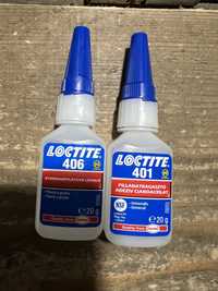 Vand lipici LOCTITE 401 si 406 de 20 grame