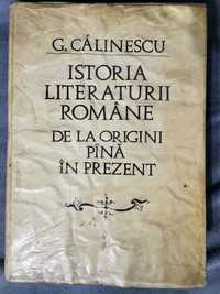 Istoria literaturii române G. Calinescu, ed 2-a