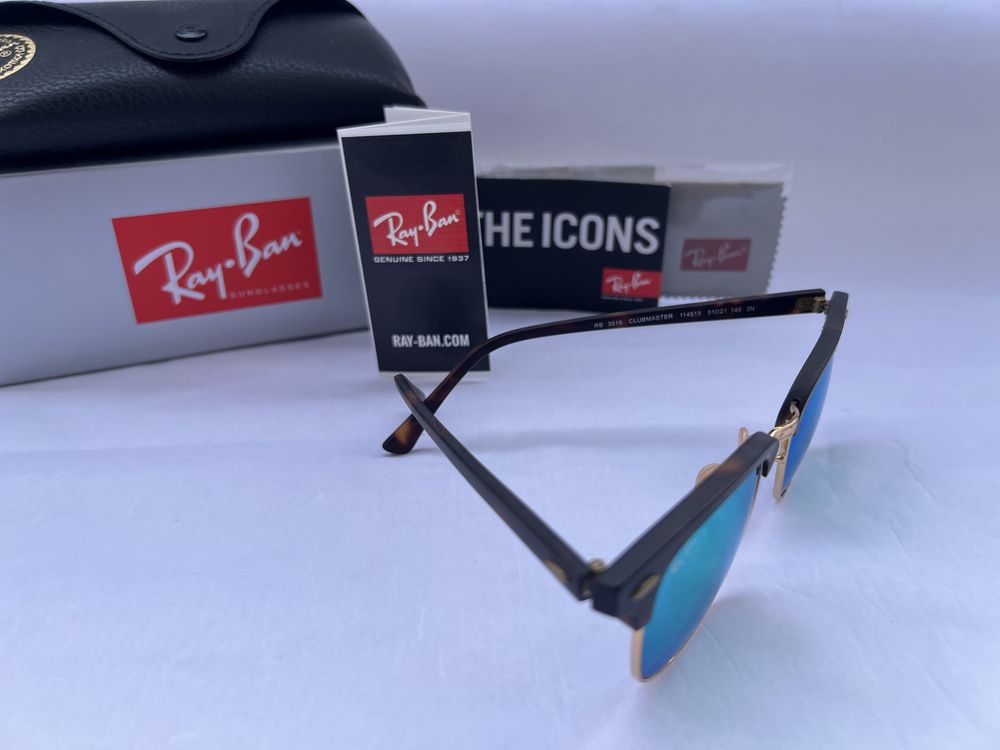 Ochelari de soare Ray Ban 3016 Clubmaster Noi