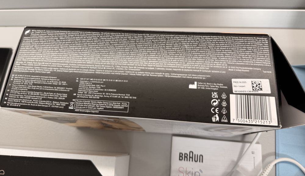 Epilator IPL Braun Skin i-expert, ca nou!