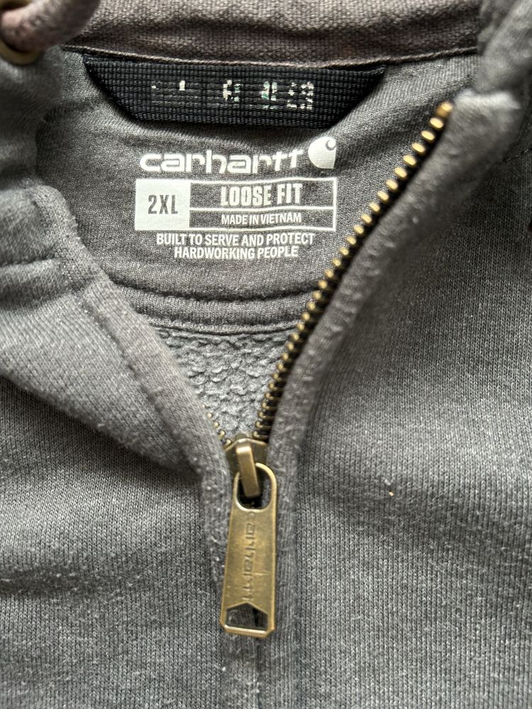 Carhartt hoodie.