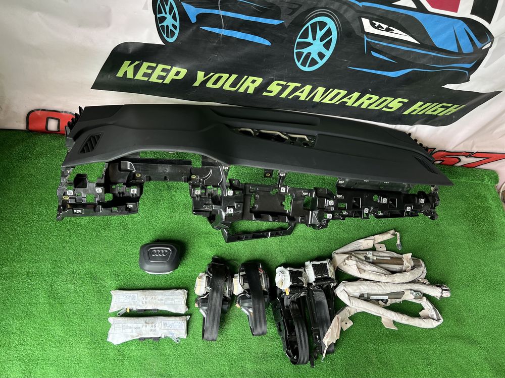 Audi Q8 4M8 Kit Airbag volan pasager Plansa Bord Cortine Centuri