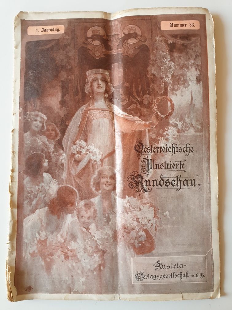 Revista veche, Austria, din 1914, razboi mondial, ww1