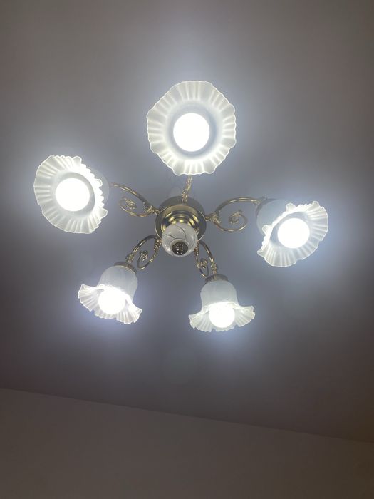 Люстра пятирожковая