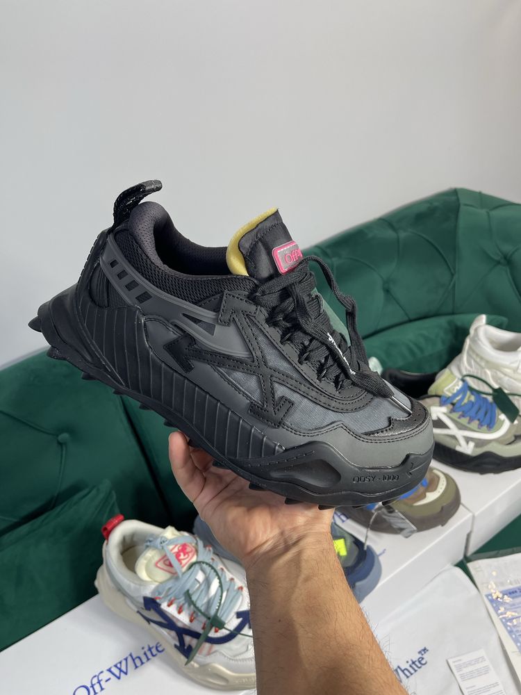 Adidasi Off White ODSY piele naturala Premium Full Box colectie noua