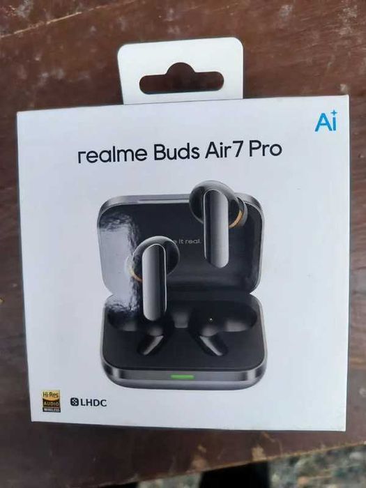 Realme buds air 7 pro global. новые наушники в упаковке