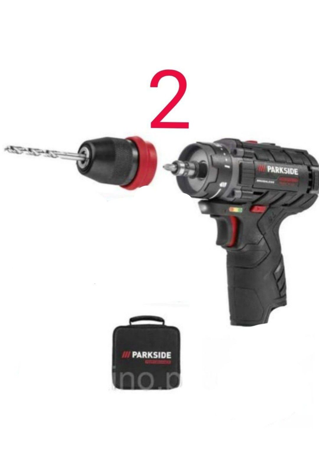 Parkside performance bormasina filetanta baterie 4A 2A incarcator 12V