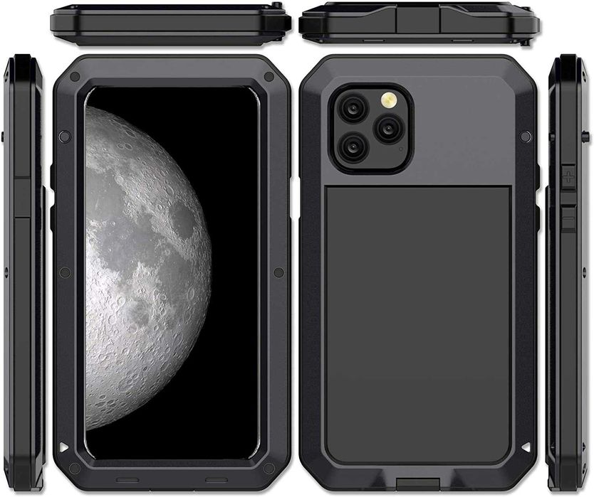 Husa Antisoc Aluminiu 360 iPhone SE 2022 15 Pro Max 12 mini 13 14+ 16e