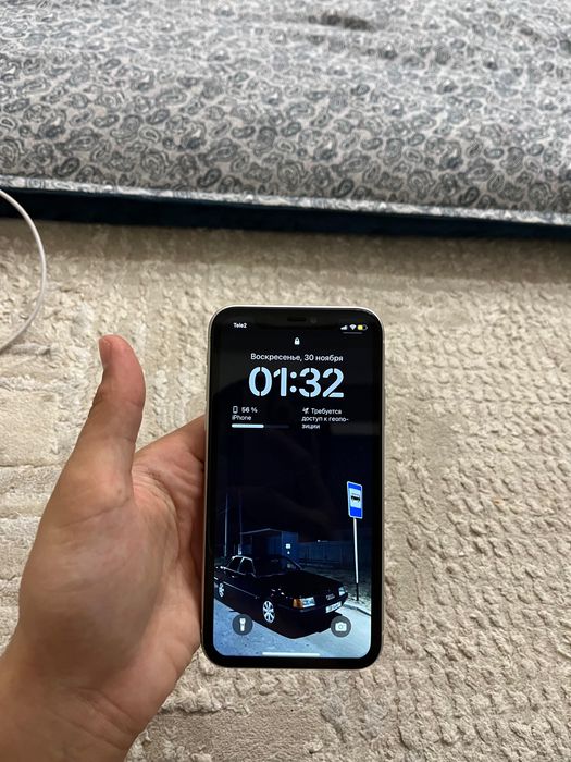 Айфон 11 ақ түсті