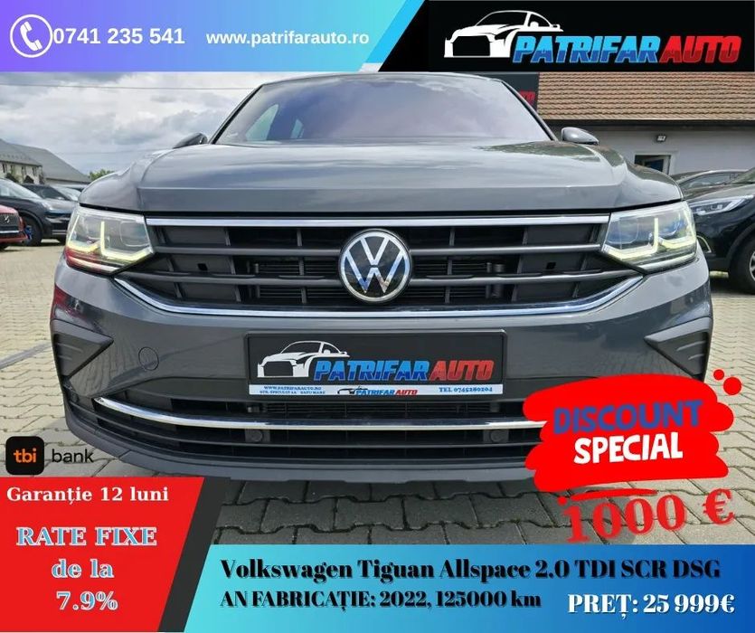 Volkswagen Tiguan Primul proprietar