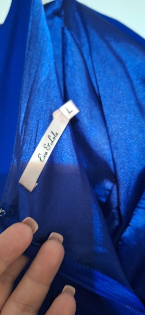 Rochie albastra eleganta
