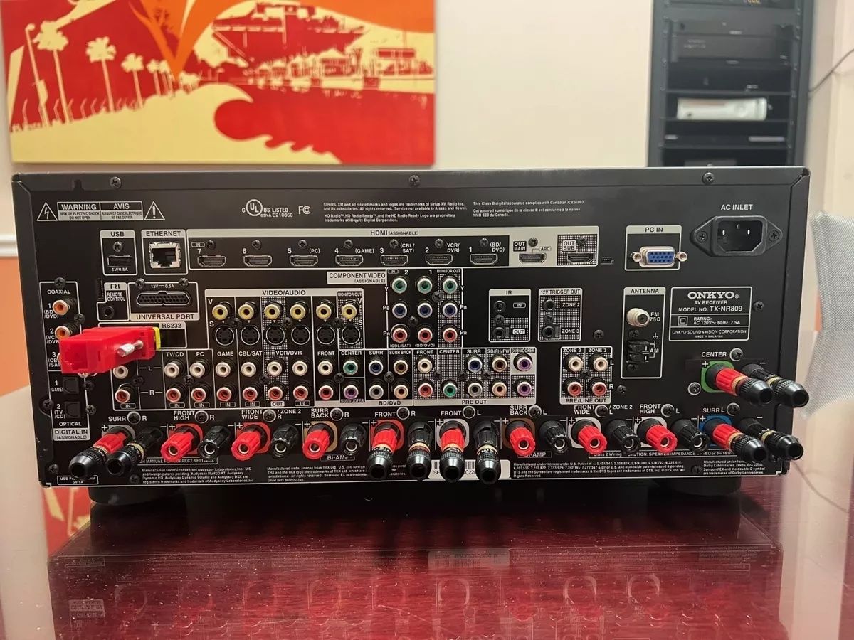 Onkyo TX-NR809 7,2  180 вата на канал