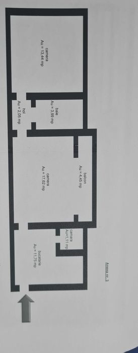 Direct de la proprietar-apartament de vanzare 2 camere