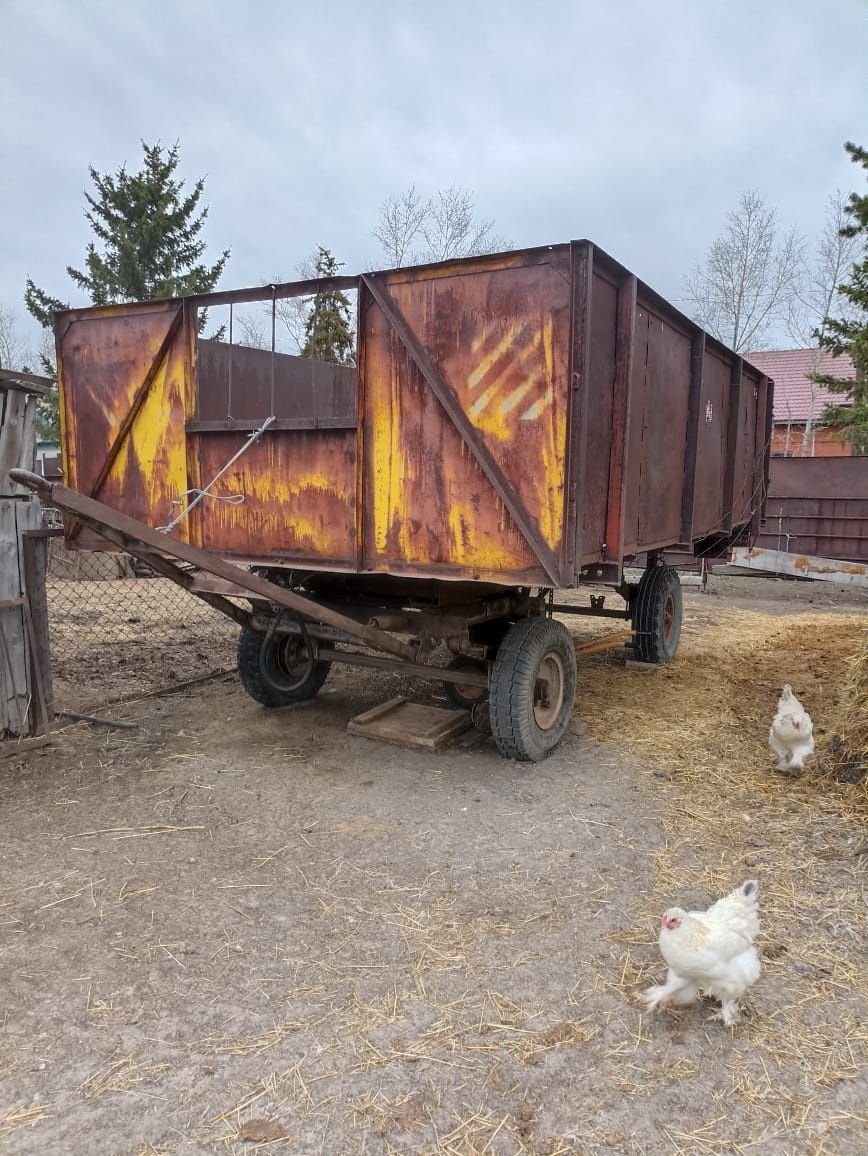 Прицеп тракторный двухосный 2птс4