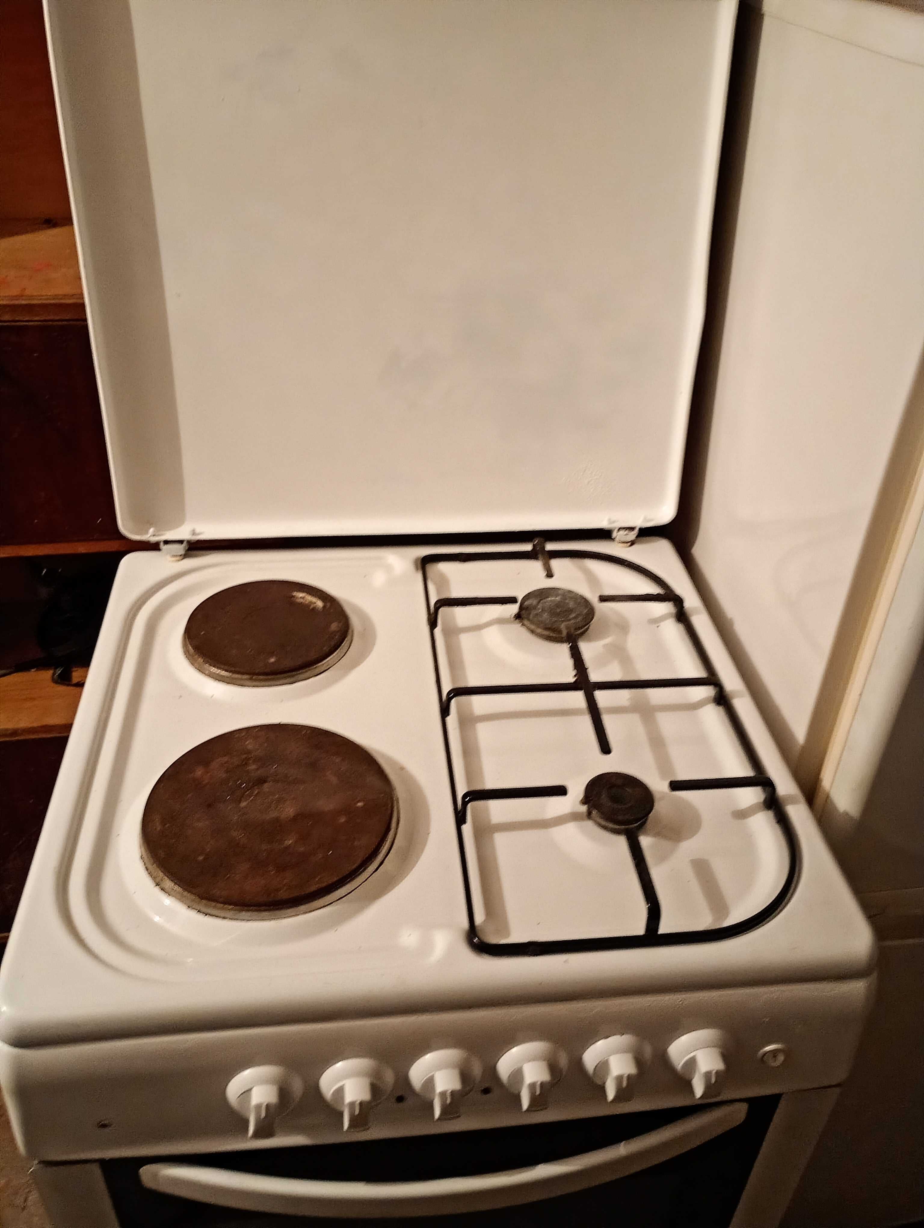 Печка на газ и ток