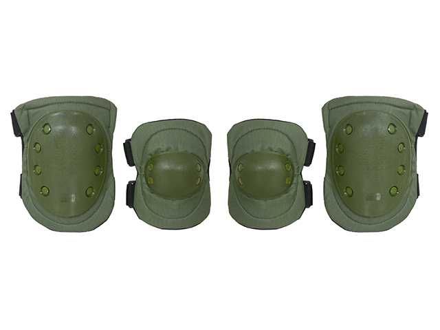 Set Protectie Genunchi Si Coate 8FIELDS Culoare OLIVE Noi In Ambalaj