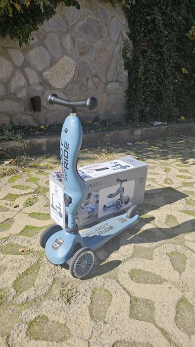 SCOOT AND RIDE Тротинетка 2в1 Highwaykick Steel