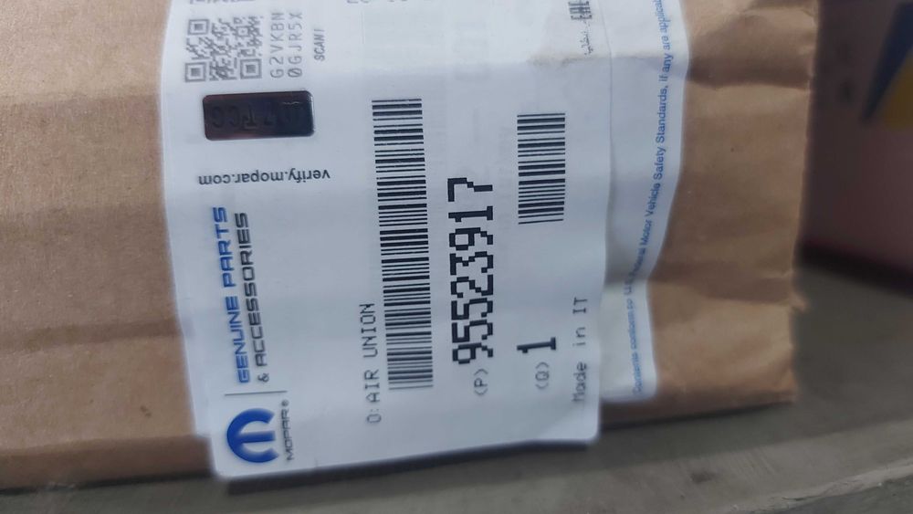 Тръба за турбина Опел Комбо 95523917