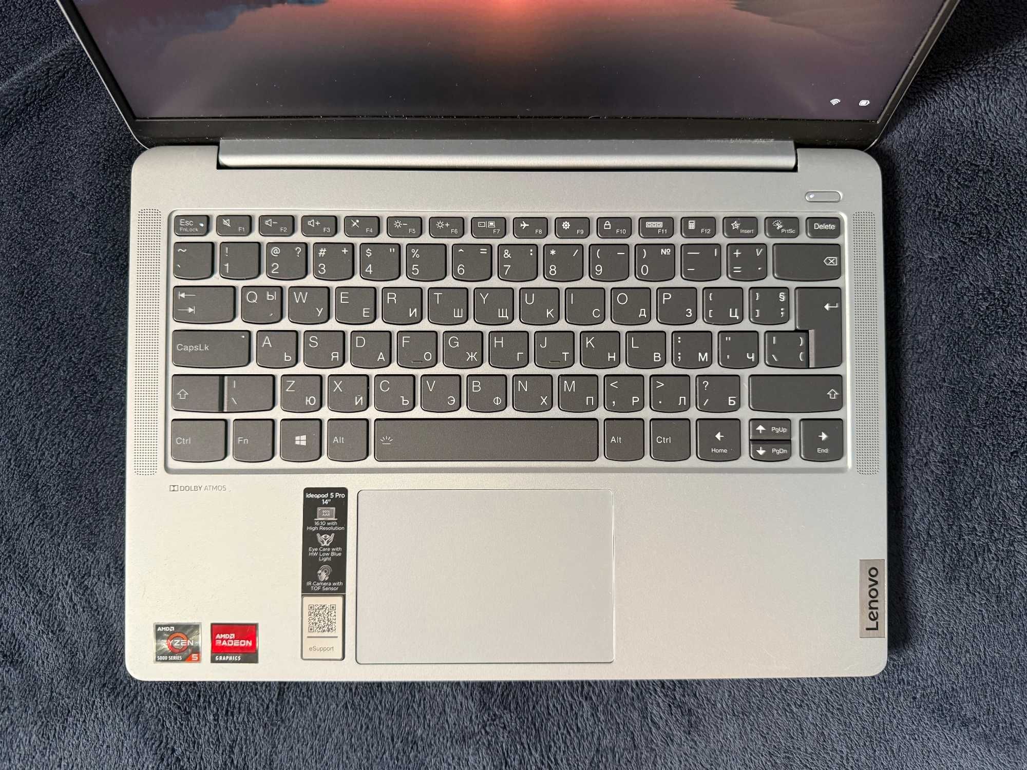 Лаптоп Lenovo IdeaPad Pro 5i, 14 инча 2K 90Hz, Ryzen 5600U, 16GB RAM