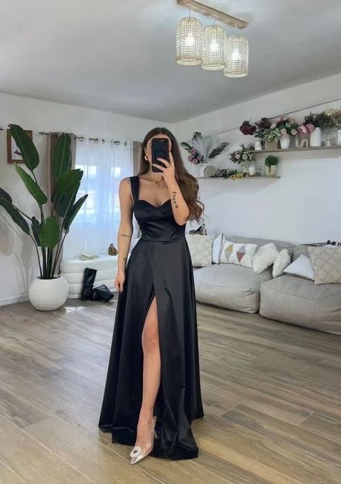 Официална рокля сатен С М Л