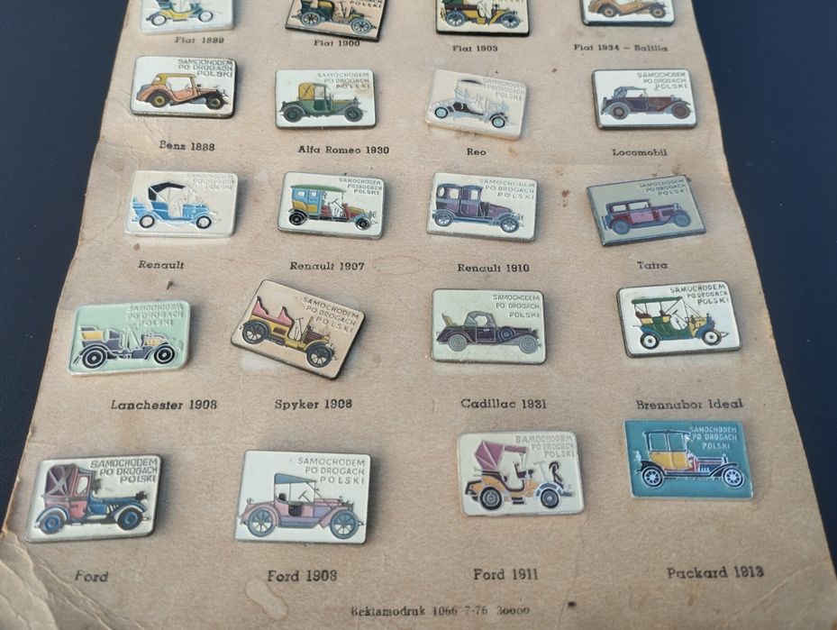 Колекция значки „Стари коли " Полша 1976