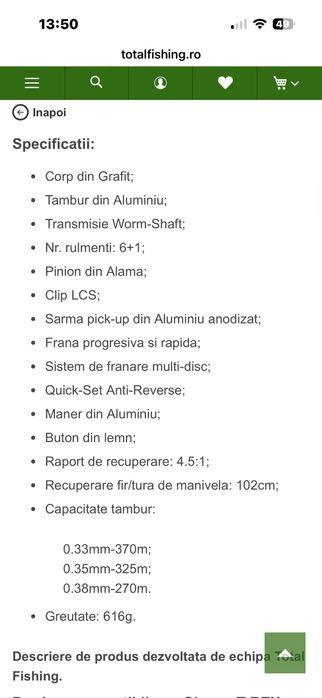 Vand mulinete Okuma T-REX 7000