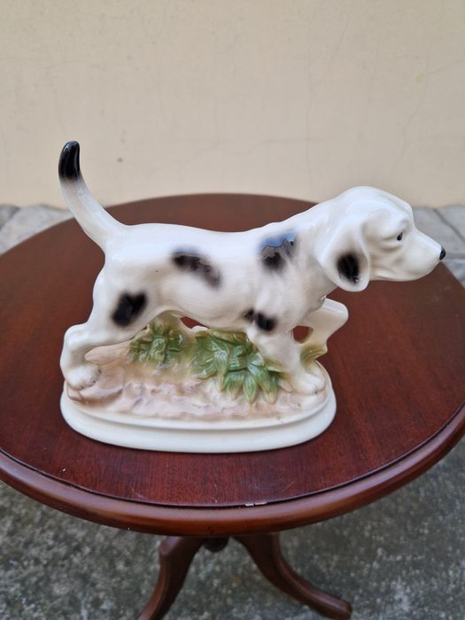 Страхотна антикварна английска порцеланова фигура статуетка