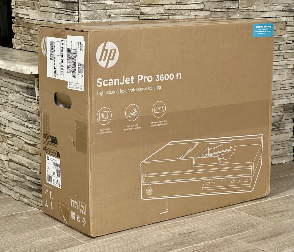Scanner HP ScanJet Pro 3600 f1/ Nou, Sigilat