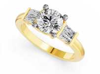 Inel - 14 ct. Aur galben - 1.75ct. tw. Diamante