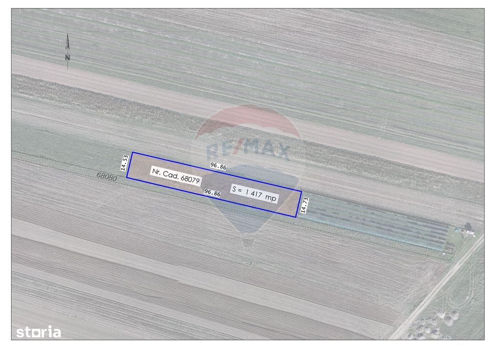 De Vânzare teren intravilan – 1417 mp, Cihei