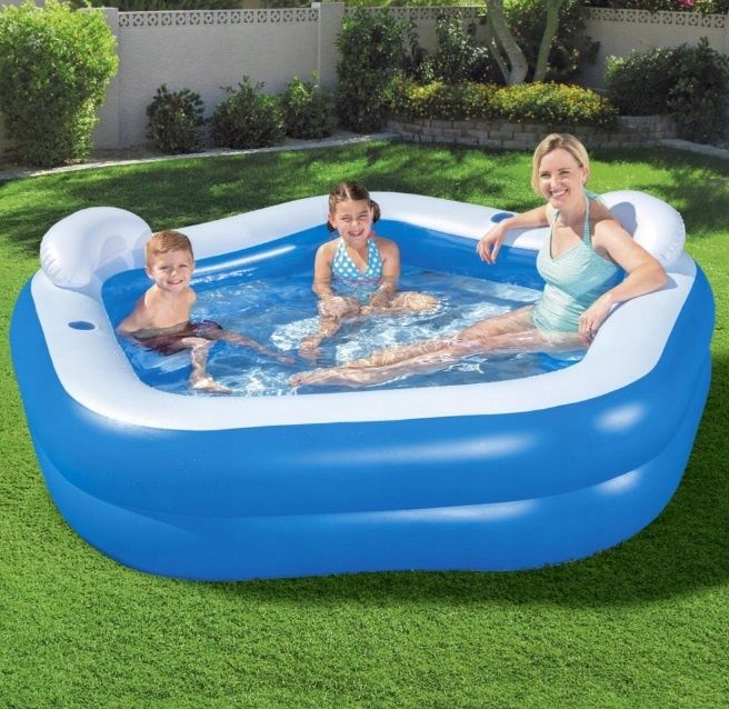 Piscină pentru copii cu pompă inclusă
