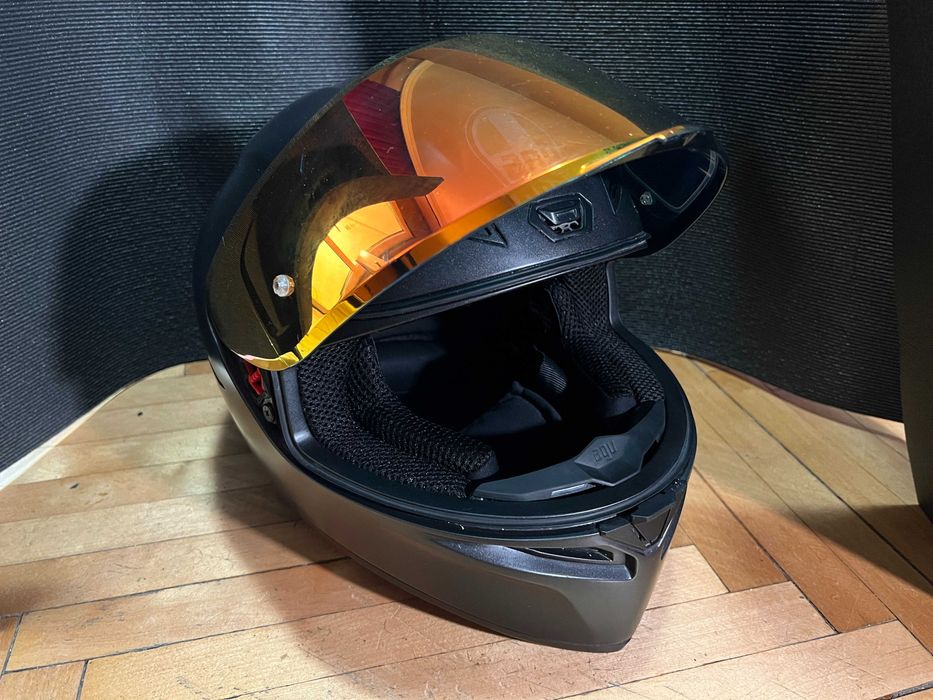 Мото каска AGV K1 черен мат размер S