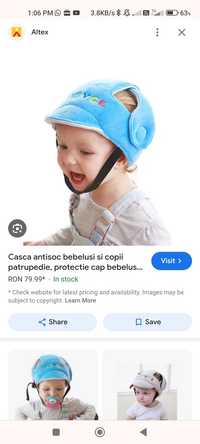 Casca antisoc bebelusi