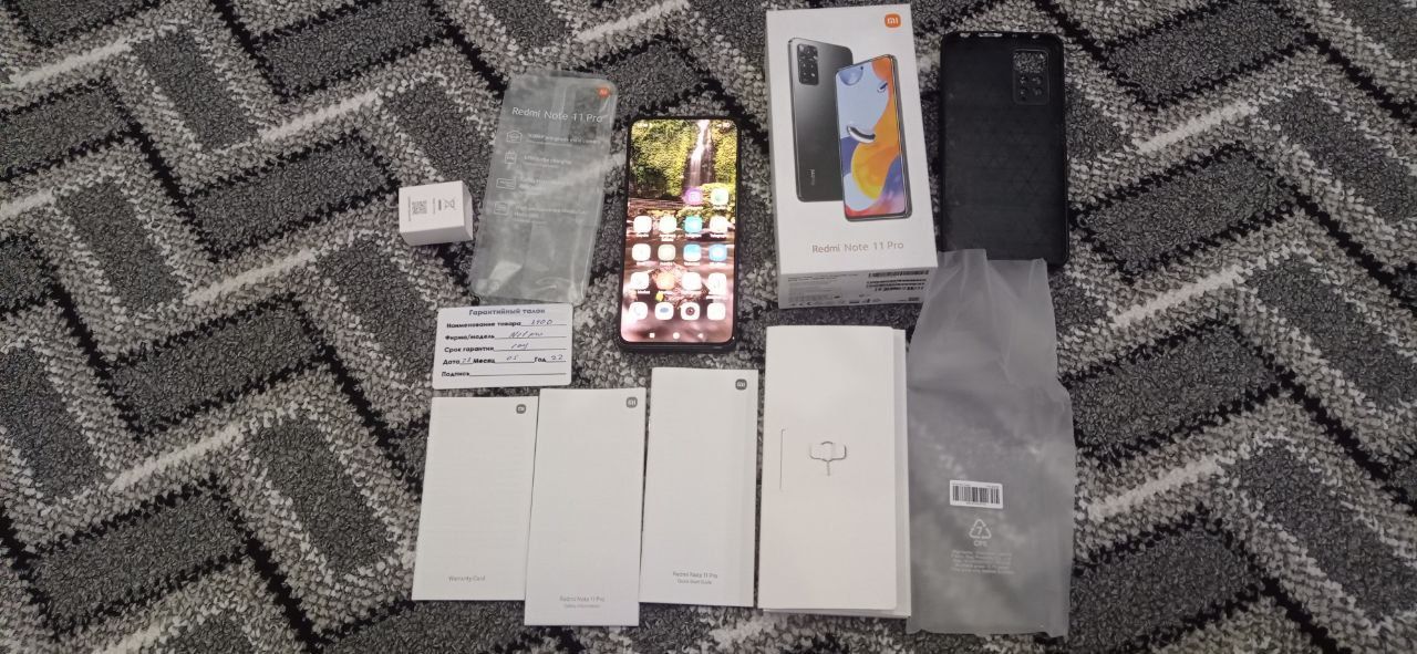 Tezda Redmi note 11 pro 8/128 tali telefon sotiladi katabka dakument