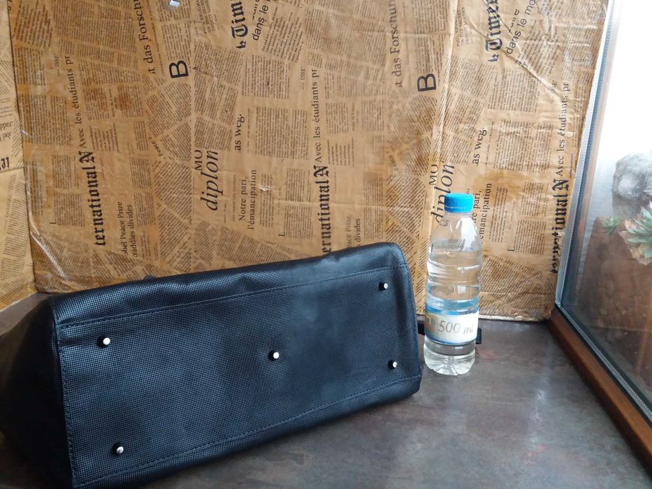 дамска черна чанта/Kennel & Schmenger кожена-естествена кожа