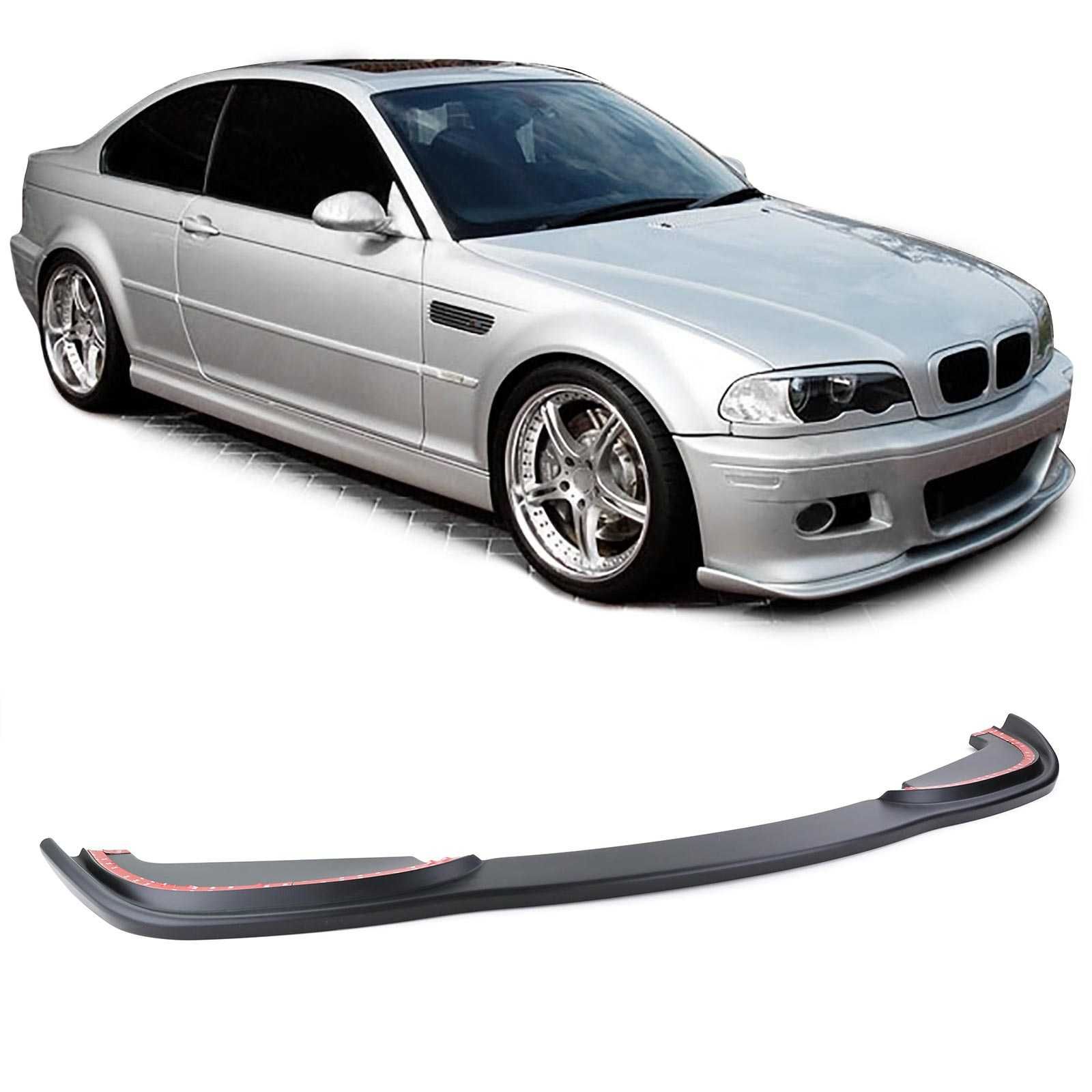 Prelungire splitter bara BMW E46 M3 Design negru lucios