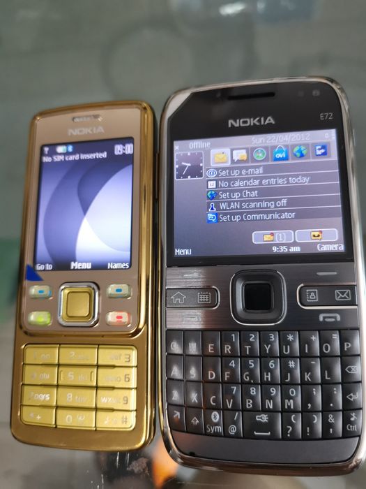 Vând Nokia E72 grei,Nokia 6300 gold,Made in Finlanda,zero minute,cadou