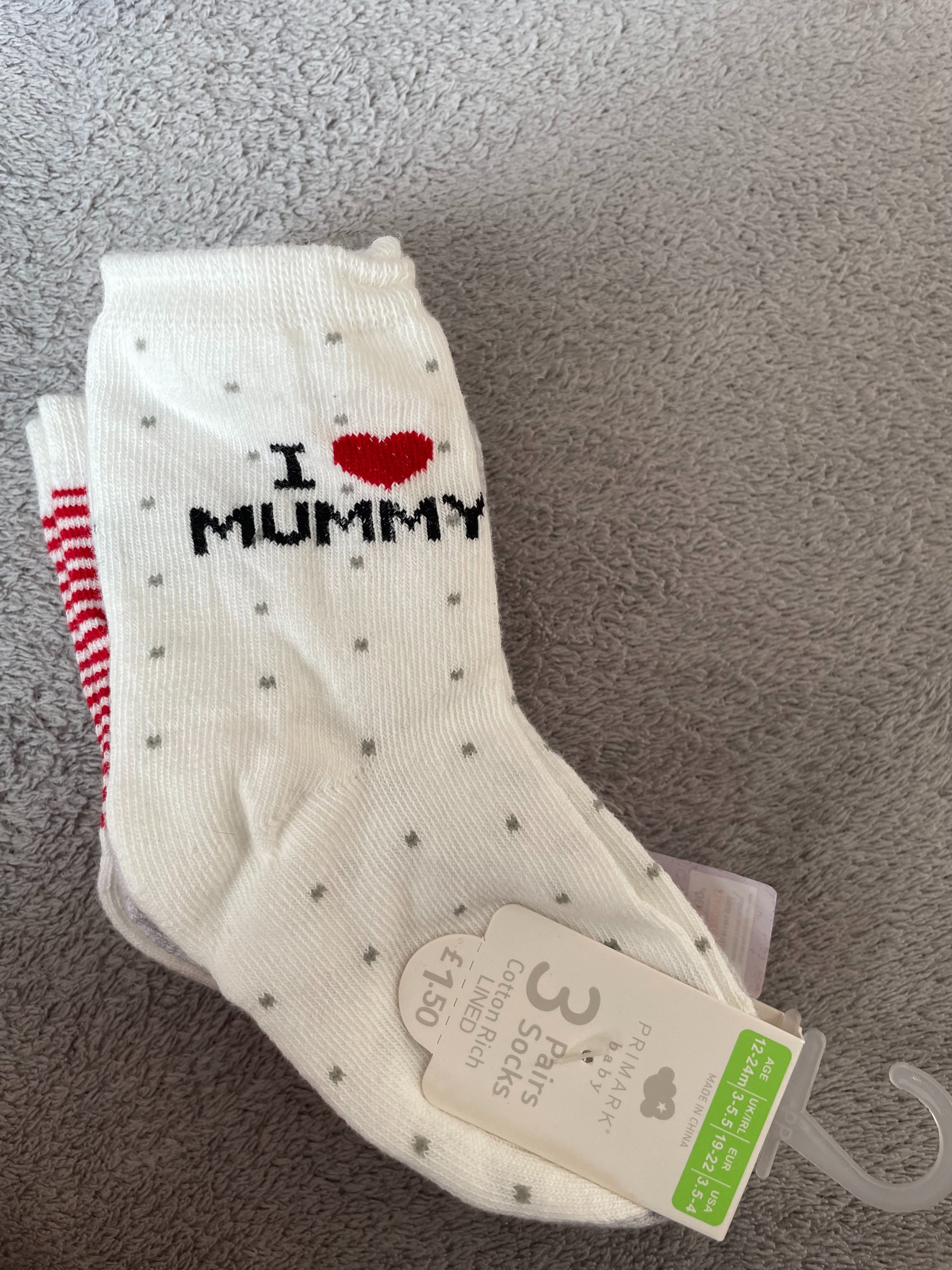 Детски чорапки 12-24м