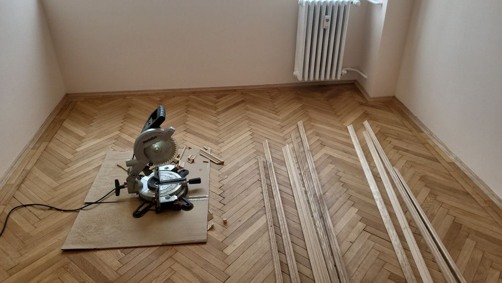 Rașchetare parchet. Montaj parchet