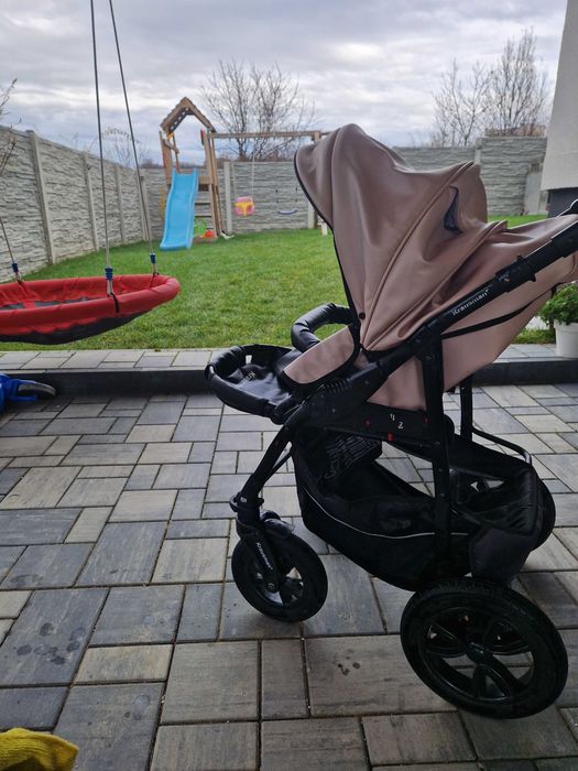 Vand carucior Krausmann 3 in 1 roz, stare buna